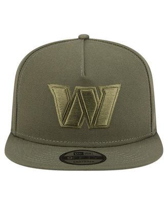 Big Boys and Girls Olive Washington Commanders Color Pack A-Frame 9FIFTY Snapback Hat