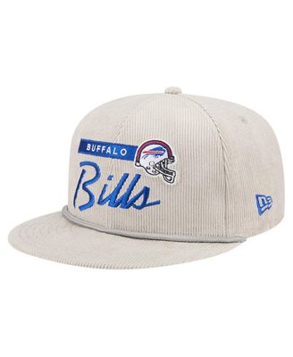 New Era - Men's Gray Buffalo Bills Cord Rope Corduroy 9FIFTY Snapback Hat