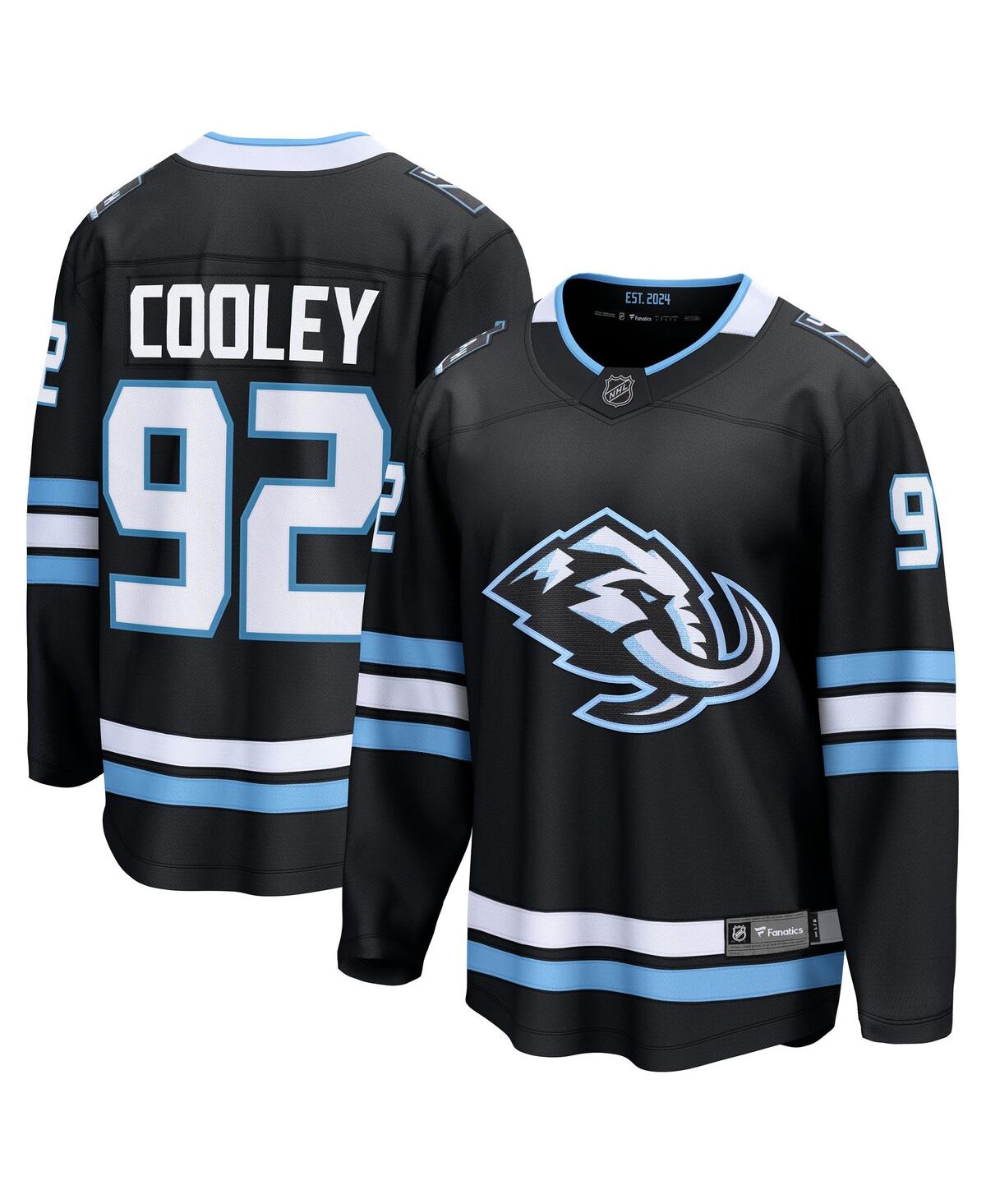 Fanatics Men's Logan Cooley Black Utah Mammoth Home Breakaway Player Jersey