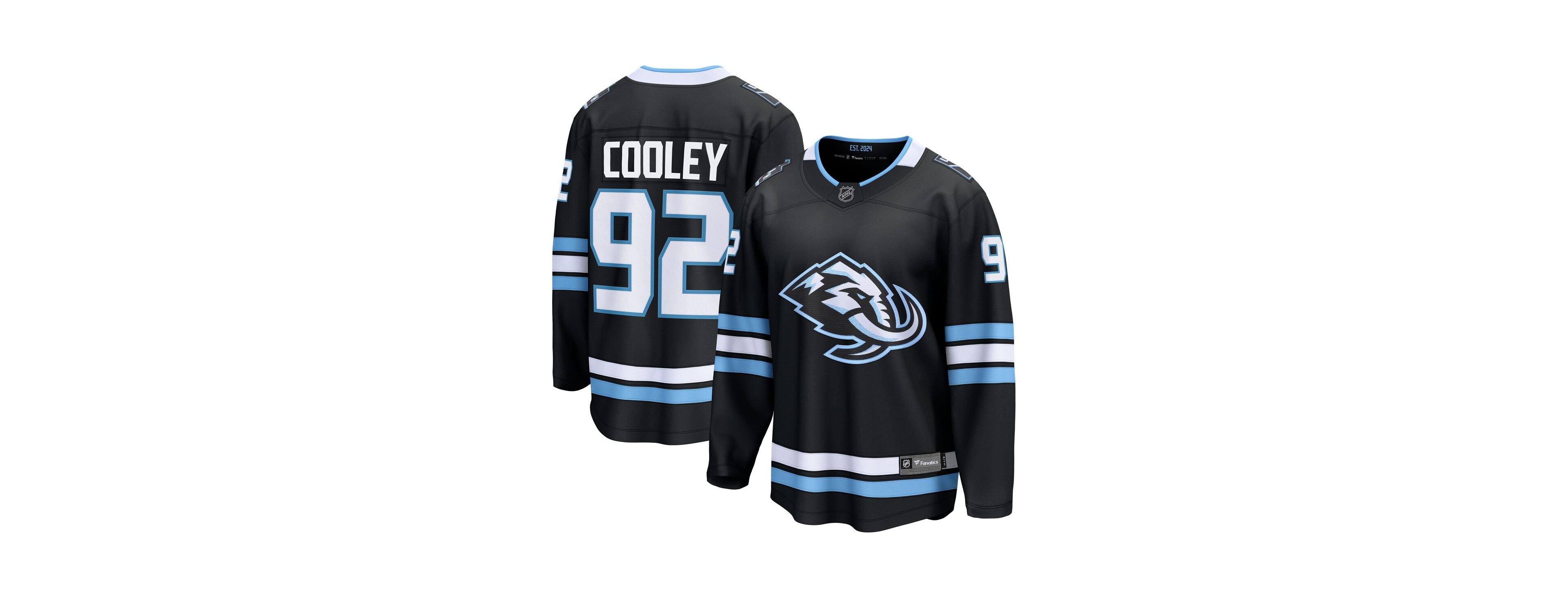 Fanatics Men's Logan Cooley Black Utah Mammoth Home Breakaway Player Jersey