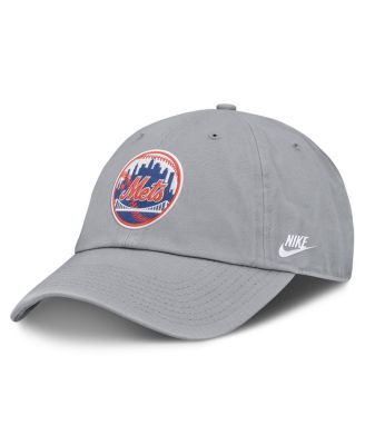 Nike - Men's Gray New York Mets Cooperstown Collection Club Adjustable Hat