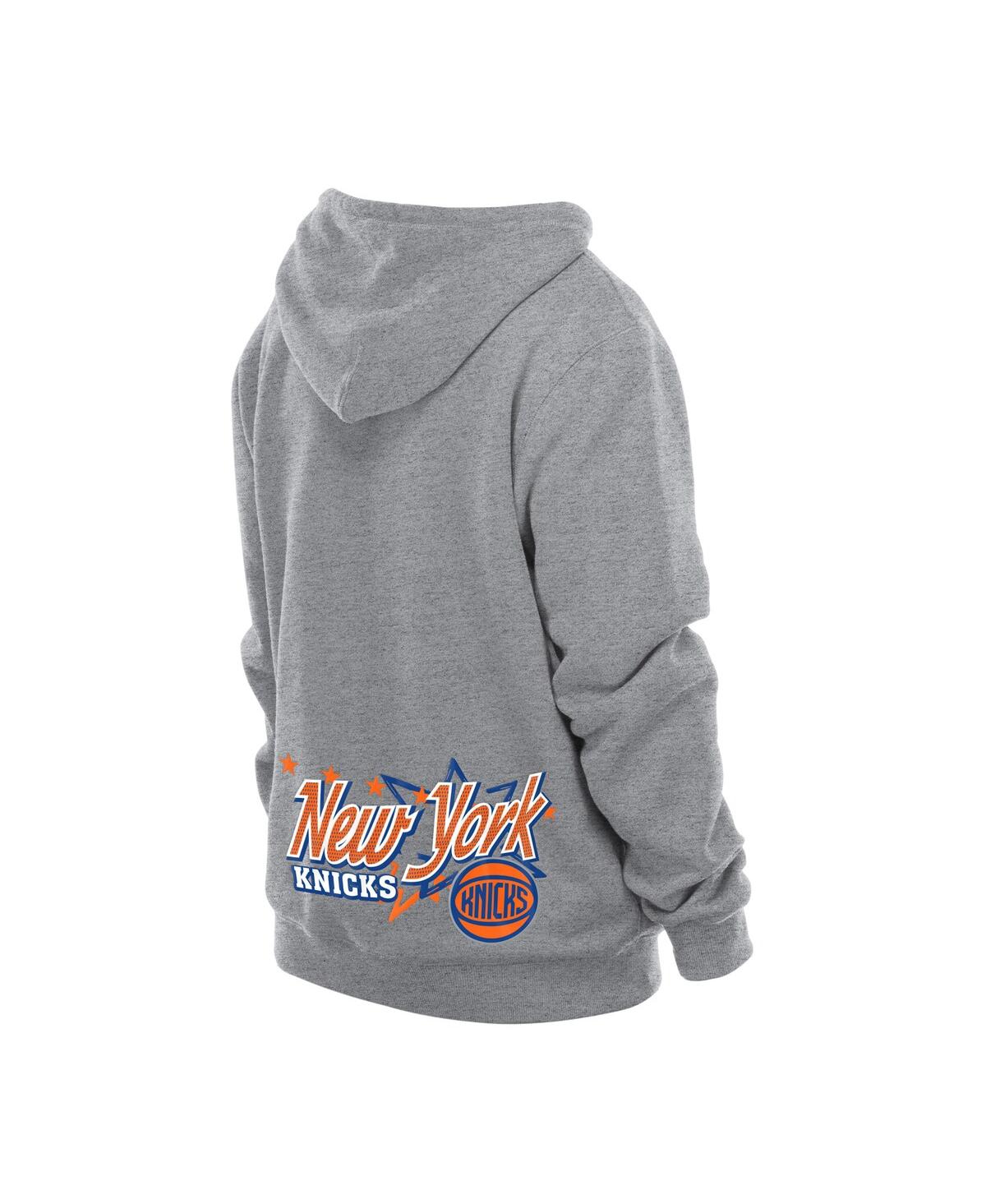 New Era Men's Gray York Knicks Injection Sport Classics Hoodie