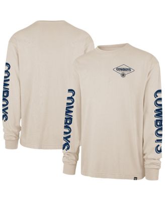 '47 Brand - Men's Tan Dallas Cowboys Cairn Ravine Foundation Long Sleeve T-Shirt