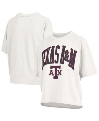 Women's White Texas A&M Aggies Nelson T-Shirt