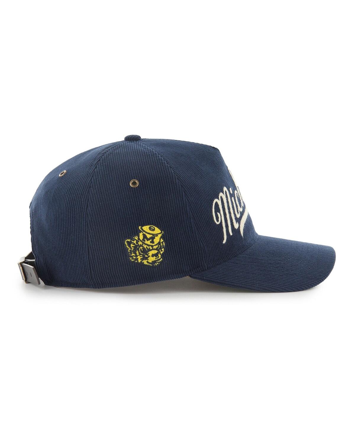 '47 Brand Men's and Women's Navy Michigan Wolverines Collections Golden Age Corduroy Hitch Adjustable Hat