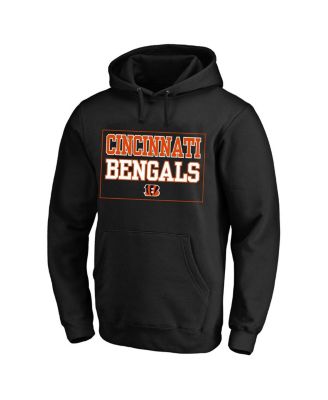 Men's Black Cincinnati Bengals Big Tall Fleece Hoodie