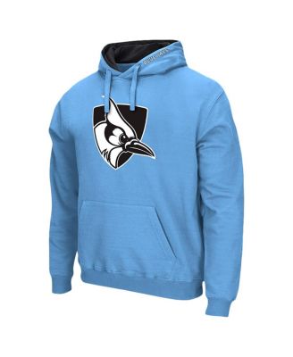 Men's Light Blue Johns Hopkins Blue Jays Arch Logo 3.0 Pullover Hoodie