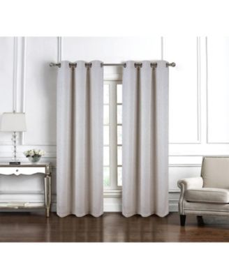 RT Designer Collection Wilton Jacquard Grommet Luxurious Modern Design Curtain Panel 54" x 84" Taupe