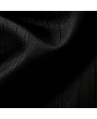 RT Designer Collection Nancy Grommet Luxurious Modern Design Curtain Panel 54" x 95" Black