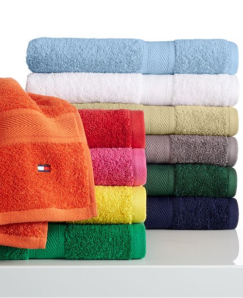 tommy hilfiger towels blue