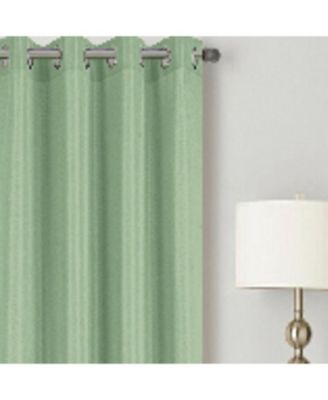 RT Designer Collection Gibson Luxurious Decorative Grommet Curtain Panel 54" x 90" Sage