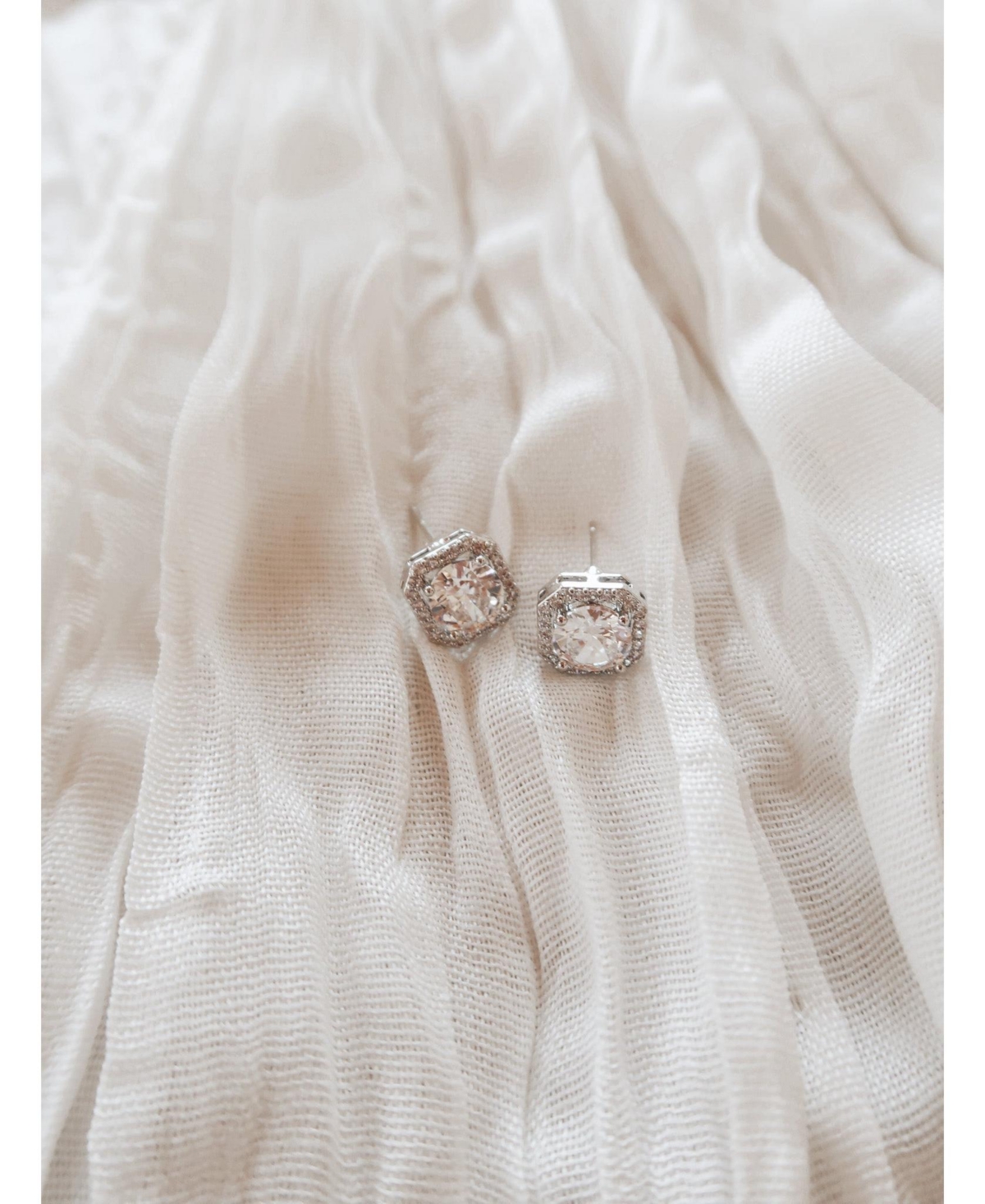 Untamed Petals Adriana Crystal Stud Earrings