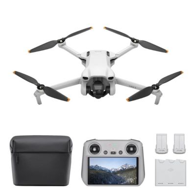 Mini 3 Drone Fly More Combo with RC Remote Controller Bundle with 64GB microSD Card, Corel PC Software Kit, Foldable Landing Pad