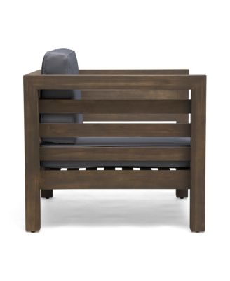 Acacia Club Chair with Water-Resistant Cushions