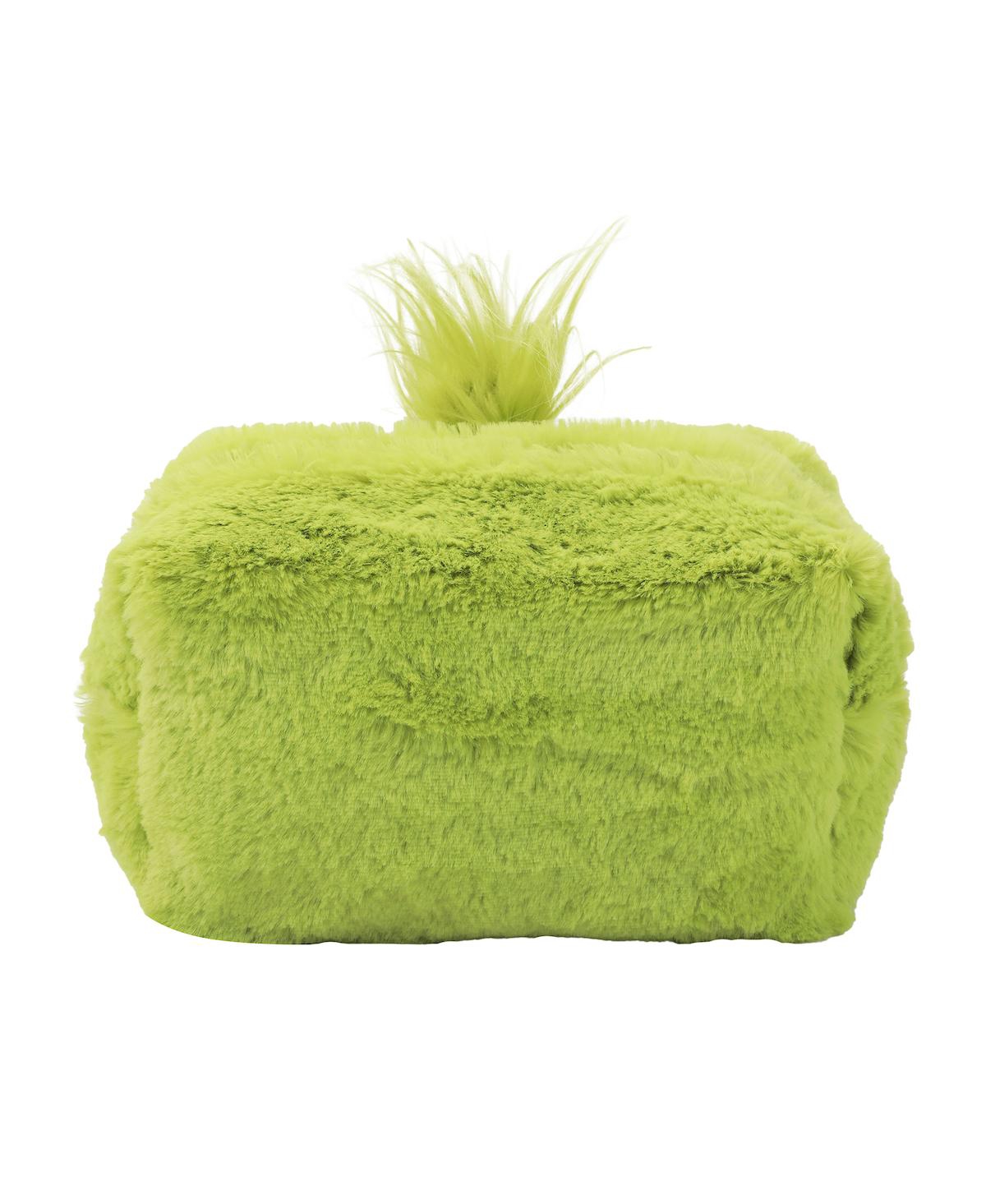 The Grinch Big Face Character Women's Green Cosmetic Toiletry Bag