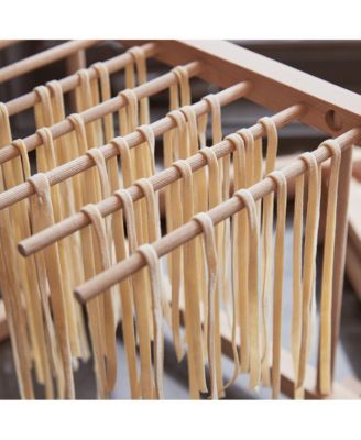 Beechwood collapsible pasta drying rack