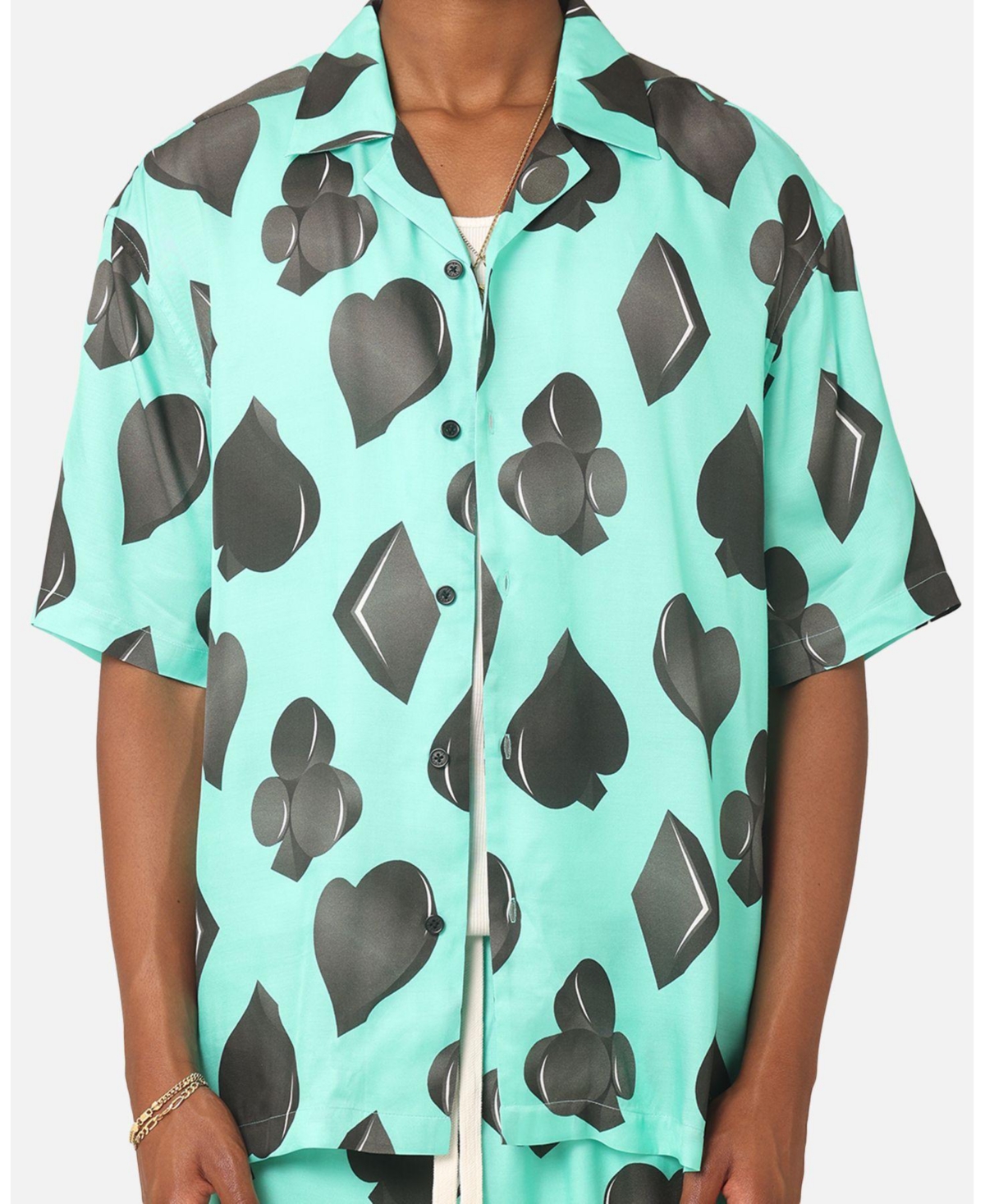 The Anti Order Men's 99 Cabana Four Suits Short Sleeve Button Up