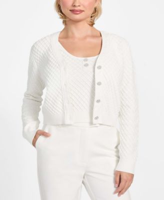 Women's Long-Sleeve V-Neck Lylah Cardigan Sweater