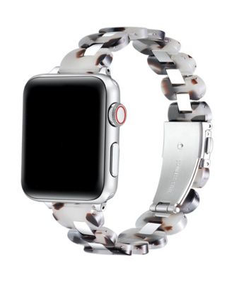 Posh Tech - Aria Scalloped Resin Stainless Steel Band for Apple Watch