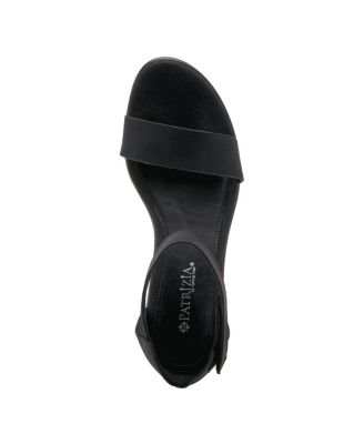 Women's IDOL Pearlized Faux Leather Ankle Strap Dress Sandals