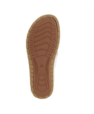 Rutha Women's Synthetic Leather Criss-Cross Slide with Sandal