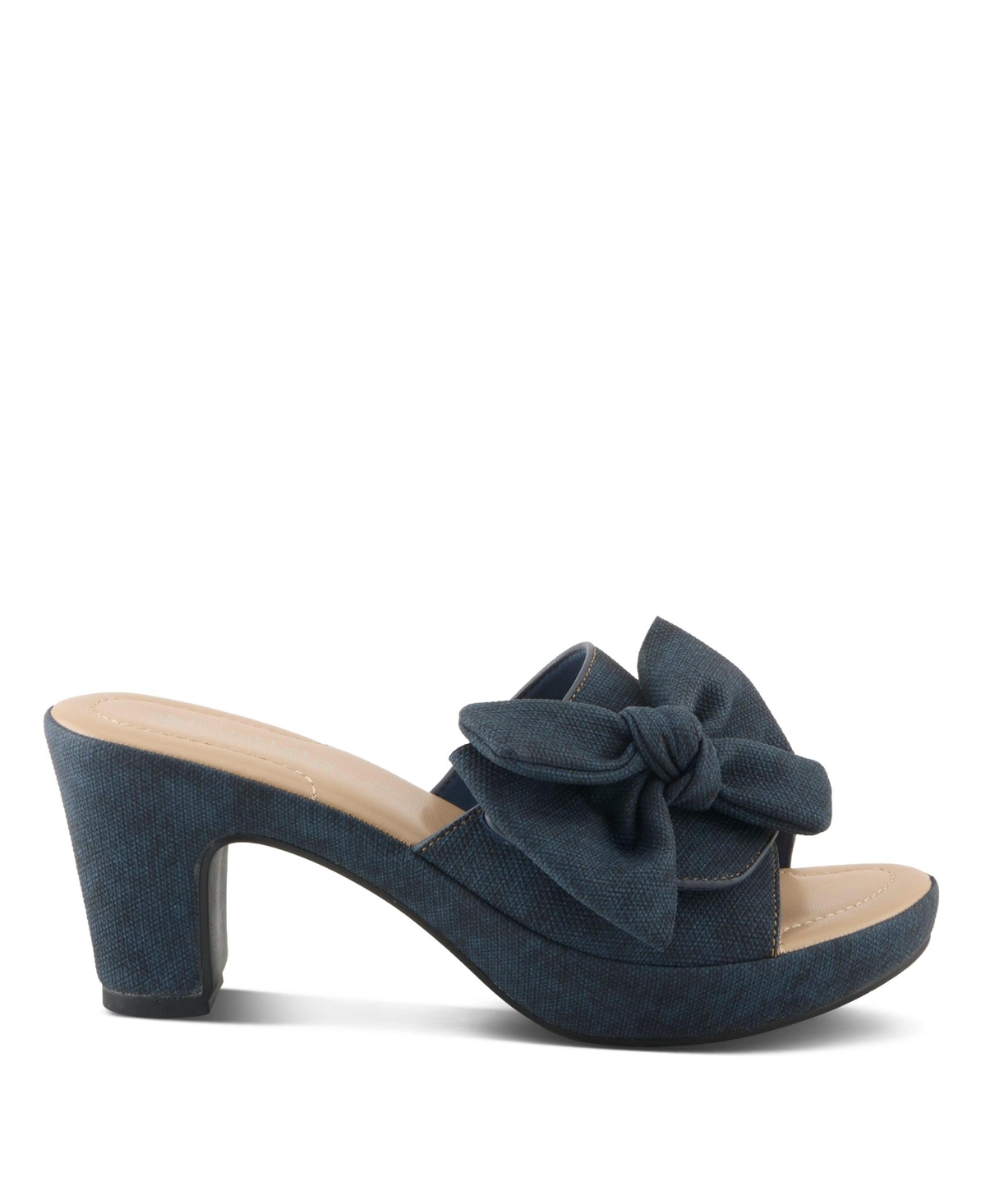 Patrizia Normajean Women's Slide Sandal with Denim-Inspired Upper