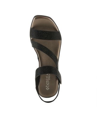 Women's YADIEL Crystal Strap Low Block Heel Sandals