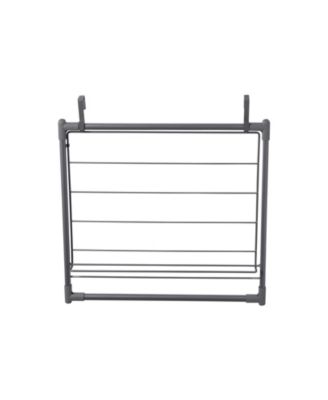 Metal Expandable Over the Door Drying Rack, Grey