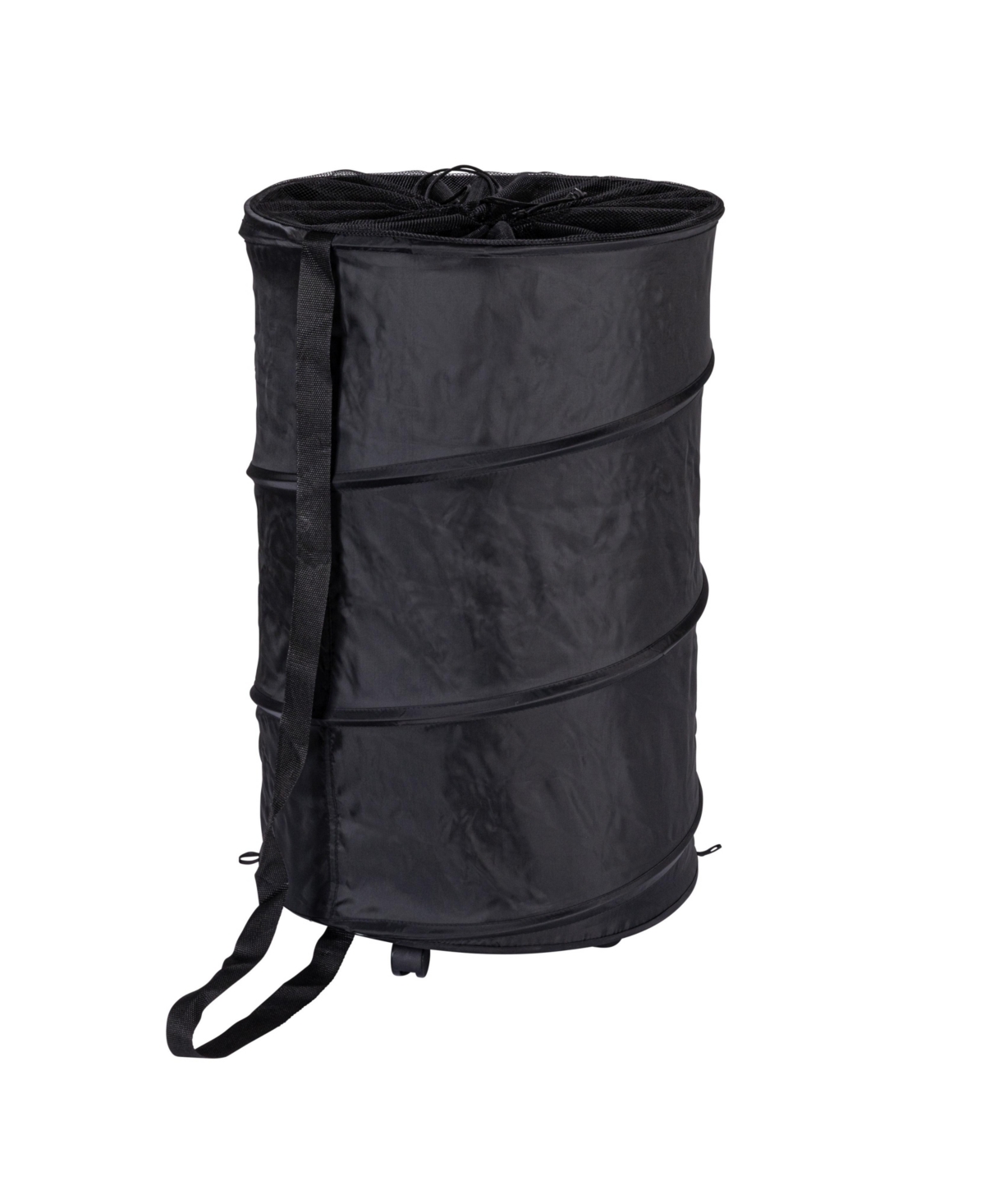 Household Essentials Rolling Pop Up Hamper, Grey