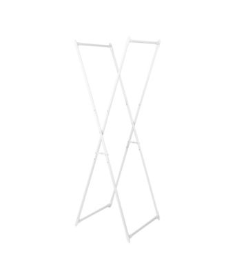 Valet Folding Clothes Rack, White