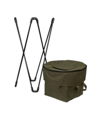 Thermal Standing Cooler with Travel Bag, Olive Green