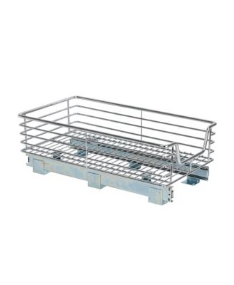 Glidez 14.5" W Chrome-Plated Steel Pull-Out Storage Organizer.