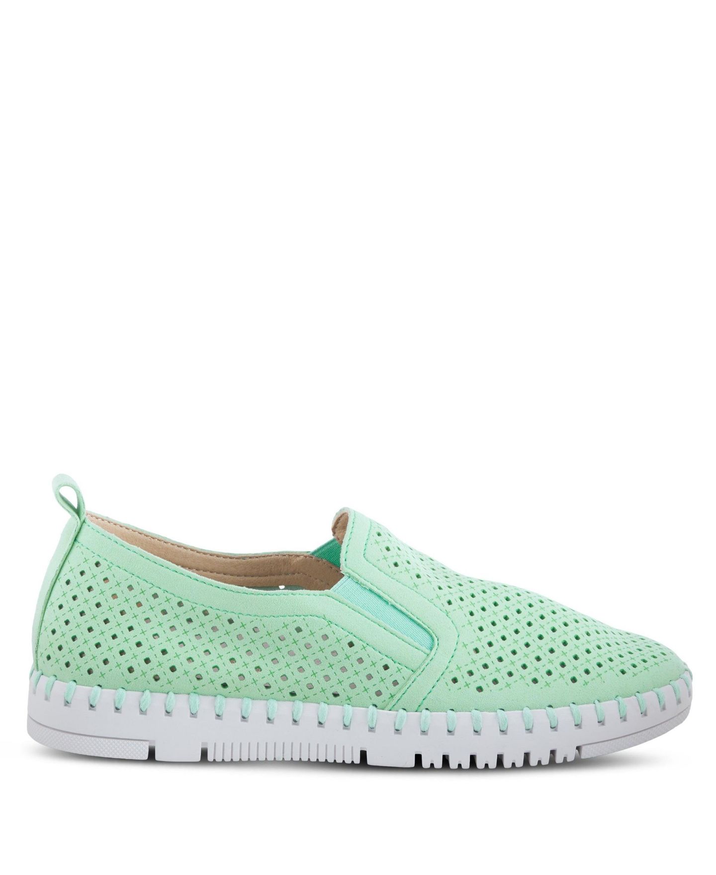 Женские кроссовки Patrizia Surfie Perforated Slip-On, цвет: Мятный зелёный — фото 5