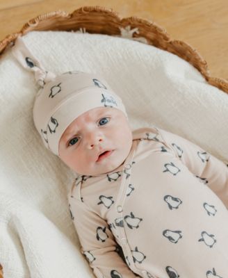 Baby Boys' and Girls' Penguins Top Knot Hat