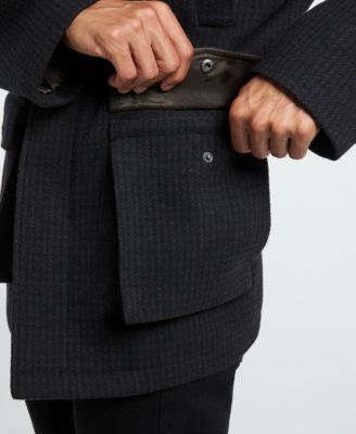 Men's Car Coat with Handwarmer Pockets