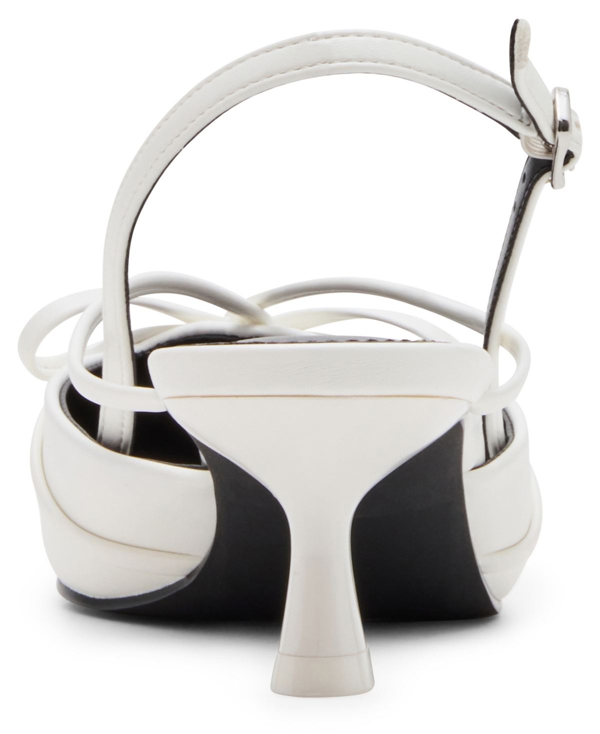 Madden Girl Women's Vixen Bow Slingback Kitten Heel Pumps