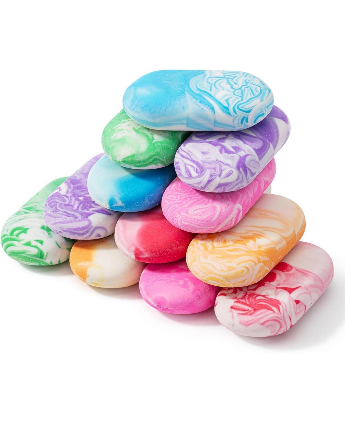 Mr. Pen Erasers, 12 Pack, Marble Pencil Eraser, Erasers for Pencils,