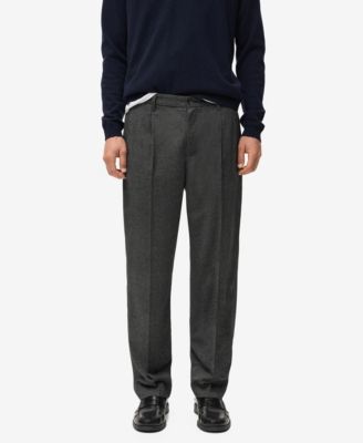 Men's Regular-Fit Pleated Pants