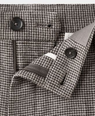 Men's Micro-Houndstooth Flannel Pants