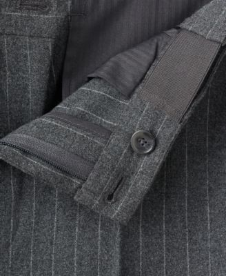 Men's Pinstripe Cotton Slim-Fit Pants