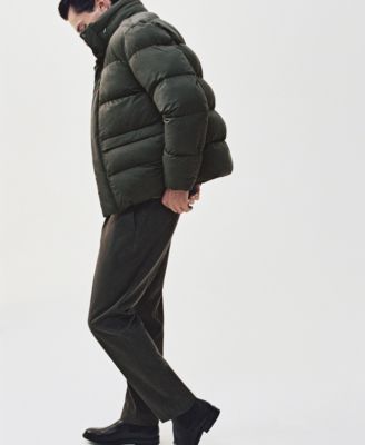 Men's Short Puffer Water-Repellent Anorak