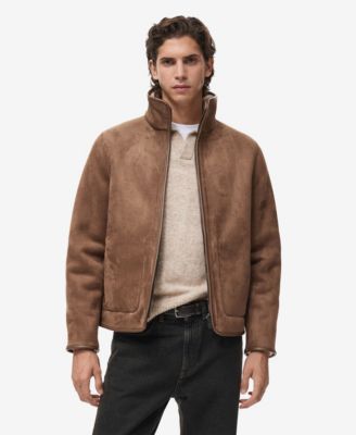 MANGO - Men's Reversible Sheepskin Effect Jacket
