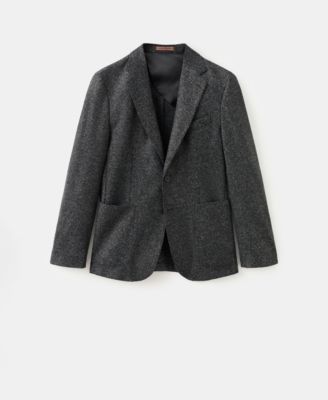 Men's Slim Fit Wool Blend Blazer