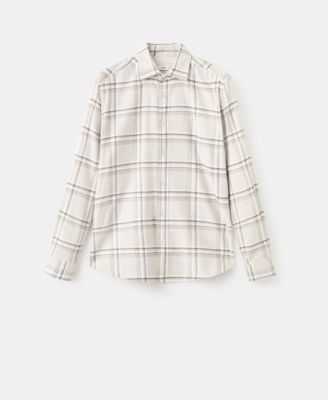 Men's Cotton Flannel Check Overshirt