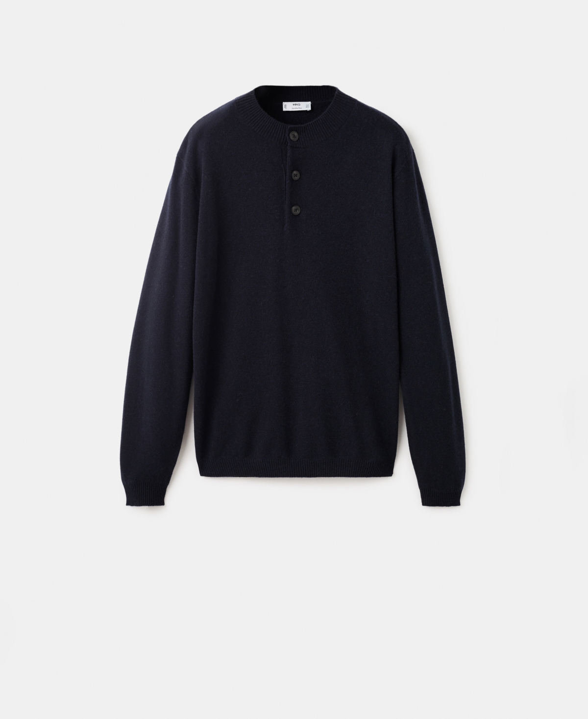 Mango Men's Extra-Fine Wool Knitted Sweater