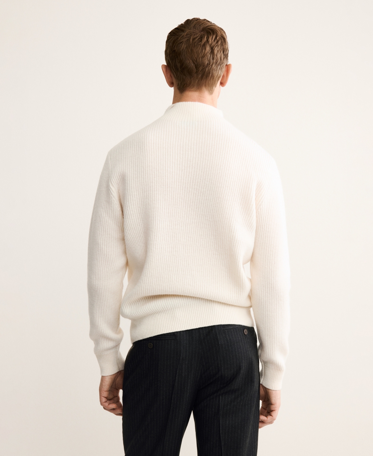 Mango Men's Wool Turtleneck Sweater