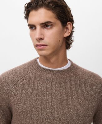 Men's Fine-Knit Wool-Blend Sweater