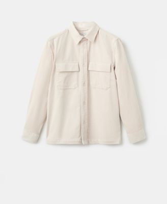 Men's Corduroy Pockets Overshirt