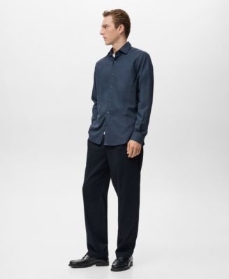 Men's Regular-Fit Cotton Shirt