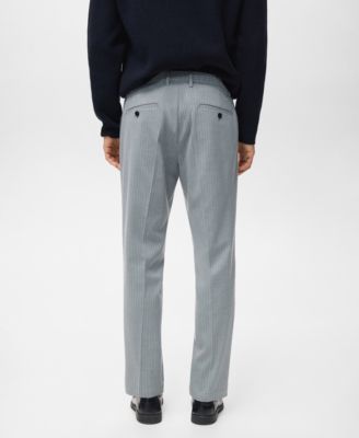 Men's Striped Slim-Fit Pants